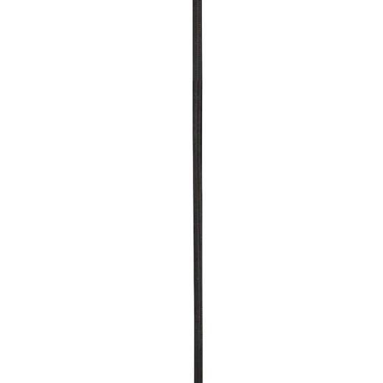 Sospensione Contemporanea Adjustable Acciaio Nero Alluminio 1 Luce E27 7461BK