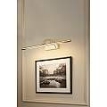 Applique Contemporanea Maiorca Acciaio Ottone Led 15W 3000K 8343PB