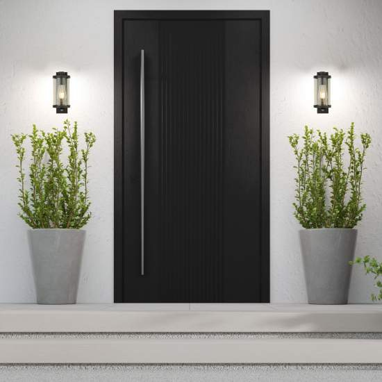 Applique Contemporanea Bakerloo Alluminio Grigio 1 Luce E27 8631BK