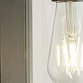 Applique Contemporanea Bakerloo Alluminio Grigio 1 Luce E27 8631BK