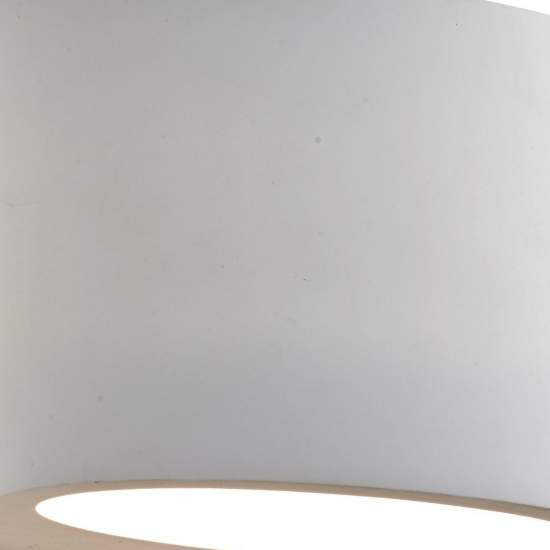 Applique Grande Moderna Malta Gesso Bianco 1 Luce G9 8721