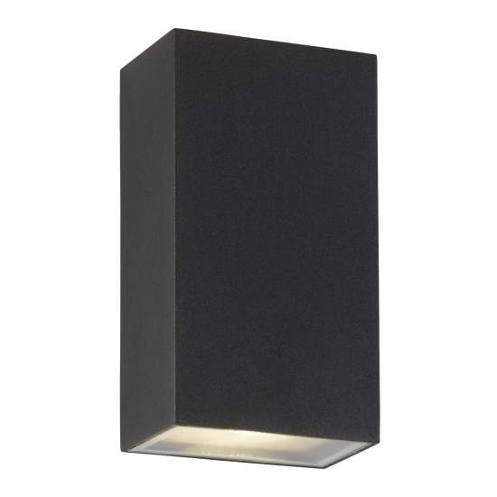 Applique Moderna Stirling Alluminio Nero Vetro Argento Led 6,58W 4000K 8852BK