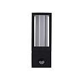 Applique Moderna Viale Alluminio Nero Policarbonato 1 Luce Gu10 91251-1BK-PIR