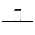 Lampadario Moderno Tribeca Acciaio Bianco Policarbonato Nero Led 17W Cct 96381-1BK