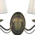 Applique Industrial-Nordico Andretti Acciaio Ottone 2 Luci E14 9822-2AB