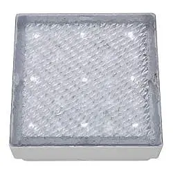 Faretto Calpestabile Contemporaneo Policarbonato Bianco Led 0,9W 7000K