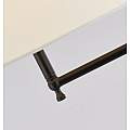 Piantana Contemporaneo Monaco Acciaio Nero Marrone 1 Luce E27 EU12083-1BK