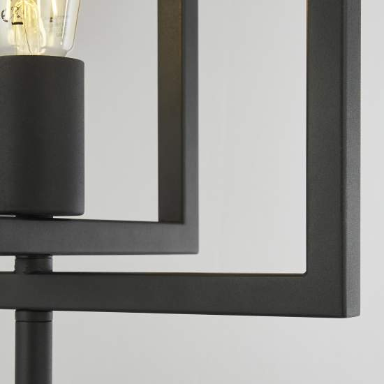 Lampada Da Scrivania-Ufficio Industrial-Nordico Plaza Acciaio Nero 1 Luce E27 EU23201-1BK