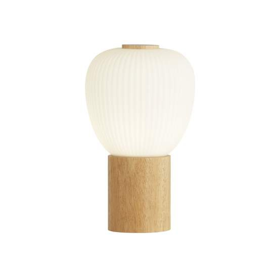 Abatjour Industrial-Nordico Ella Legno Marrone 1 Luce E14 EU31410-1NA