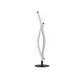 Lampada Da Scrivania Moderno Fioritura Acciaio Nero Marrone Led 11W Cct EU32101-1BK