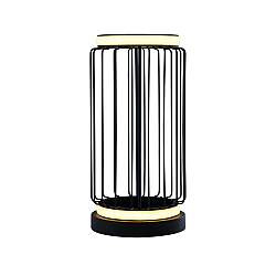 Abatjour Contemporaneo Circolo Alluminio Bianco Silicone Nero Led 12W 3000K Abatjour Contemporaneo Circolo Alluminio Bianco Silicone Nero Led 12W 3000K