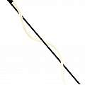 Piantana Industrial Serpente Acciaio Bianco Policarbonato Nero Led 20W 2700K EU57213BK