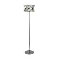 Piantana Quartieri Alti Acciaio Cromo Cristallo Trasparente 3 Luci G9 EU59411-3CC