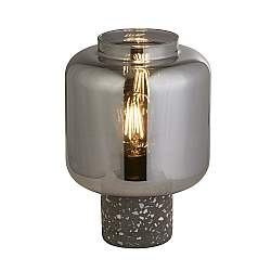 Abatjour Contemporaneo Nave Cemento Fumè Policarbonato Trasparente 1 Luce E27 Abatjour Contemporaneo Nave Cemento Fumè Policarbonato Trasparente 1 Luce E27