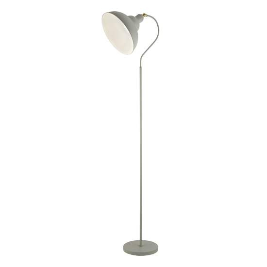 Piantana Contemporaneo Xeno Acciaio Tortora 1 Luce E27 EU60960TA