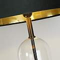Lampada Da Scrivania Oxford Acciaio Ottone Tessuto Verde E Oro 1 Luce E27 EU81711GR