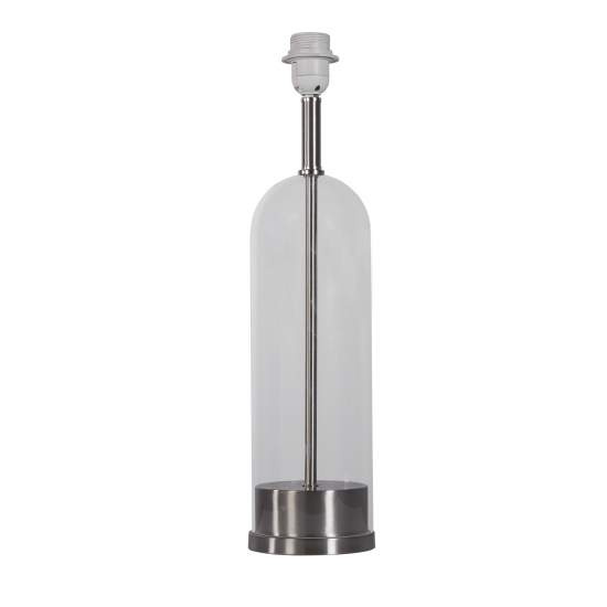 Lampada Da Scrivania Contemporanea Oxford Acciaio Grigio Vetro 1 Luce E27 EU81711SN