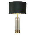 Lampada Scrivania Contemporanea Oxford Acciaio Ottone Tessuto Verde 1 Luce E27 EU81712GR