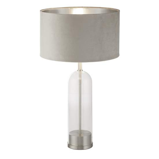 Lampada Scrivania Contemporanea Oxford Acciaio Ottone Velluto Talpa 1 Luce E27 EU81713TA
