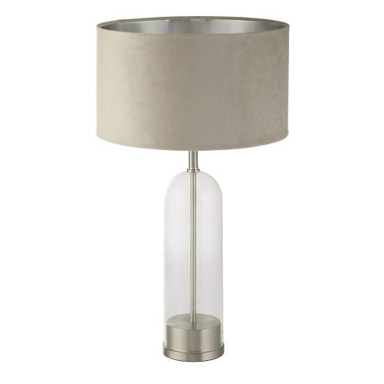 Lampada Scrivania Contemporanea Oxford Acciaio Ottone Velluto Talpa 1 Luce E27 EU81713TA