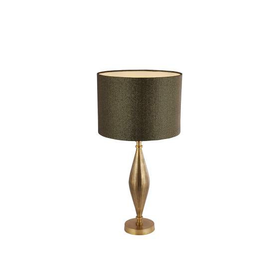 Lampada Da Scrivania Contemporanea Rye Ottone 1 Luce E27 Senza Paralume EU84631AB