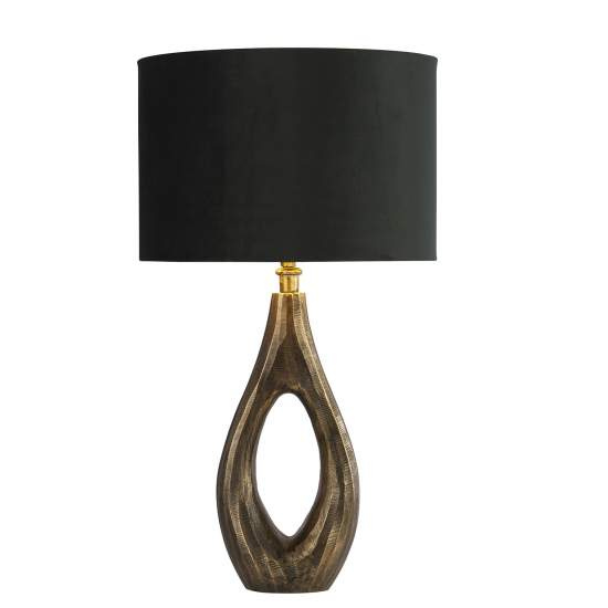 Lampada Da Scrivania Contemporanea Bucklow Ottone 1 Luce E27 Senza Paralume EU86531AB