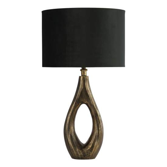 Lampada Da Scrivania Contemporanea Bucklow Ottone 1 Luce E27 Senza Paralume EU86531AB