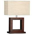 Lampada Da Scrivania Contemporanea Calven Legno Marrone 1 Luce E27 EU9000