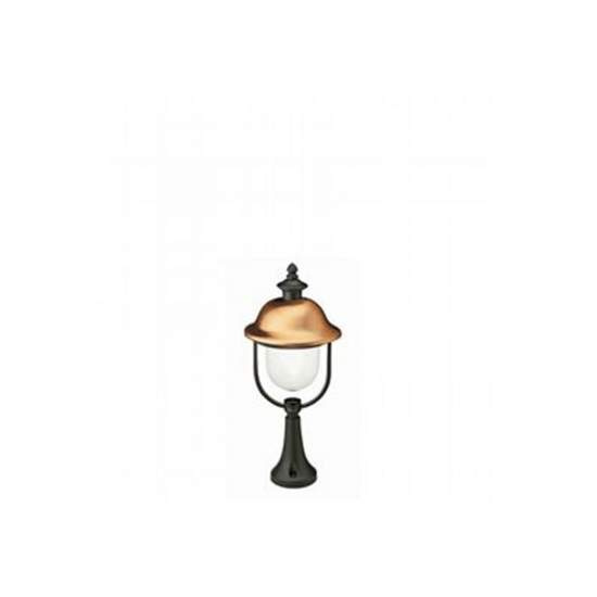 Paletto Da Cancello Contemporaneo Rustica Alluminio E Metallo Ruggine 1 Luce E27 137/14