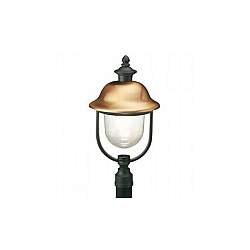 Testa Palo A 1 Luce E27Rustica In Alluminio Grigio Rame E Termoplastica Rustica Testa Palo A 1 Luce E27Rustica In Alluminio Grigio Rame E Termoplastica Rustica