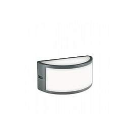 Applique Da Esterno Contemporanea Bia Alluminio Grigio 1 Luce E27 Applique Da Esterno Contemporanea Bia Alluminio Grigio 1 Luce E27