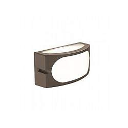 Applique Esterno Contemporanea Dive Alluminio E Termoplastica Caffè 1 Luce E27 Applique Esterno Contemporanea Dive Alluminio E Termoplastica Caffè 1 Luce E27