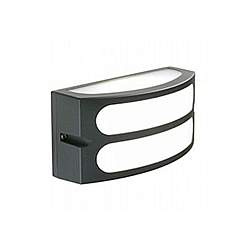 Applique Esterno Moderna Squba Alluminio E Materie Plastiche Grigio 1 Luce E27 Applique Esterno Moderna Squba Alluminio E Materie Plastiche Grigio 1 Luce E27