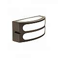 Applique Esterno Moderna Squba Alluminio E Materie Plastiche Caffè 1 Luce E27 175/27