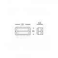 Applique Esterno Moderna Squba Alluminio E Materie Plastiche Caffè 1 Luce E27 175/27