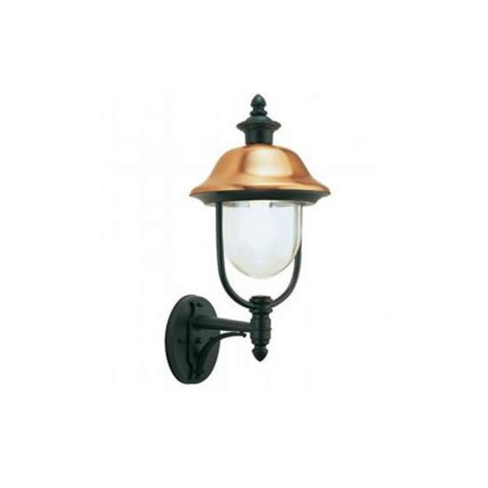 Applique In Alto Esterno Contemp. Rustica Alluminio E Metallo Ruggine 1 Luce E27 193/14