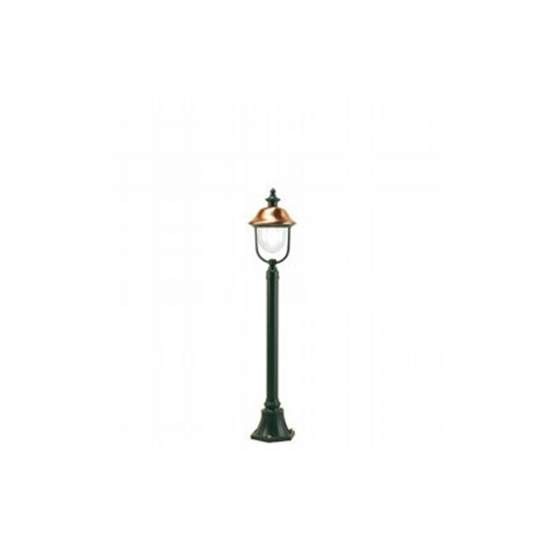 Palo Basso Esterno Contemporaneo Rustica Alluminio E Metallo Ruggine 1 Luce E27 196/14