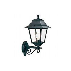 Applique Grande In Alto Esterno Quadrata Alluminio E Vetro Nero 1 Luce E27 Applique Grande In Alto Esterno Quadrata Alluminio E Vetro Nero 1 Luce E27