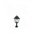 Paletto Da Cancello Contemporaneo Quadrata Alluminio E Vetro Nero 1 Luce E27 321/06