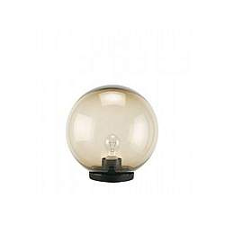 Testa-Palo 1 Luce Globo In Termoplastco Sfera Ø 20 Cm Nero - Fume' Testa-Palo 1 Luce Globo In Termoplastco Sfera Ø 20 Cm Nero - Fume'