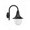 Applique Da Esterno Contemporanea Zoe Termoplastica E Nero 1 Luce E27 447/06