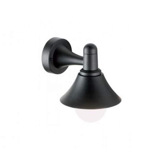 Applique Da Esterno Contemp. Soda Alluminio E Materie Plastiche Nero 1 Luce E27 450/06