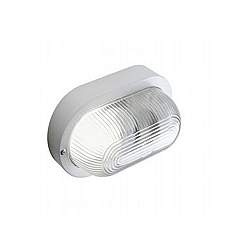 Plafoniera Da Esterno Echo Ovale Termoplastica E Vetro Bianco 1 Luce E27 Plafoniera Da Esterno Echo Ovale Termoplastica E Vetro Bianco 1 Luce E27