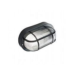 Plafoniera Esterno Con Gabbia Echo Ovale Termoplastica E Vetro Nero 1 Luce E27 Plafoniera Esterno Con Gabbia Echo Ovale Termoplastica E Vetro Nero 1 Luce E27