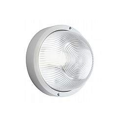 Plafoniera Esterno Contemp. Echo Tonda Termoplastica E Vetro Bianco 1 Luce E27 Plafoniera Esterno Contemp. Echo Tonda Termoplastica E Vetro Bianco 1 Luce E27