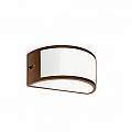 Applique Da Esterno Umbe Aperta Alluminio E Termoplastica Ruggine 1 Luce E27 473/36