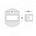 Applique Da Esterno Umbe Aperta Alluminio E Termoplastica Ruggine 1 Luce E27 473/36