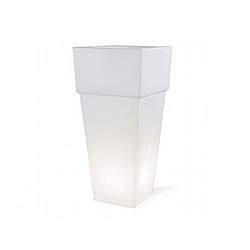 Piantana Da Esterno Moderna Lounge Termoplastica E Porcellana Bianco 1 Luce E27 Piantana Da Esterno Moderna Lounge Termoplastica E Porcellana Bianco 1 Luce E27