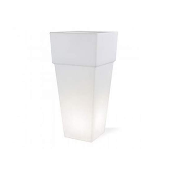 Piantana Da Esterno Moderna Lounge Termoplastica E Porcellana Bianco 1 Luce E27 692/02