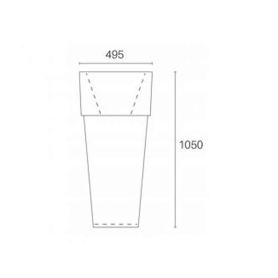 Piantana Da Esterno Moderna Lounge Termoplastica E Porcellana Bianco 1 Luce E27 692/02